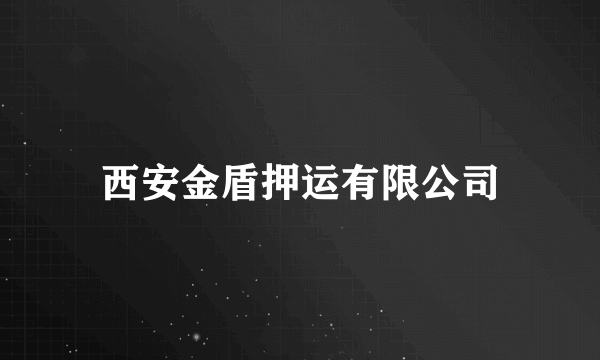 西安金盾押运有限公司