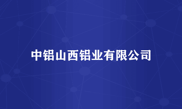 中铝山西铝业有限公司