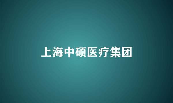 上海中硕医疗集团