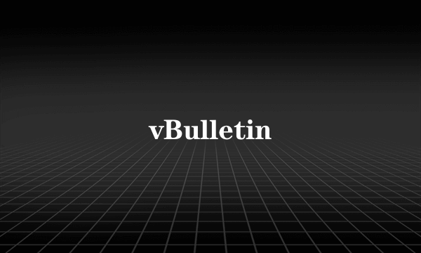 vBulletin