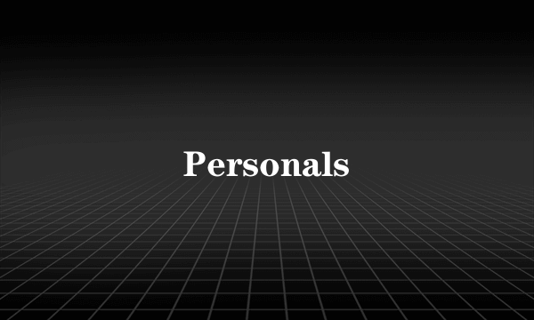 Personals