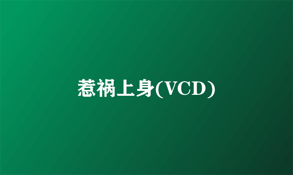 惹祸上身(VCD)