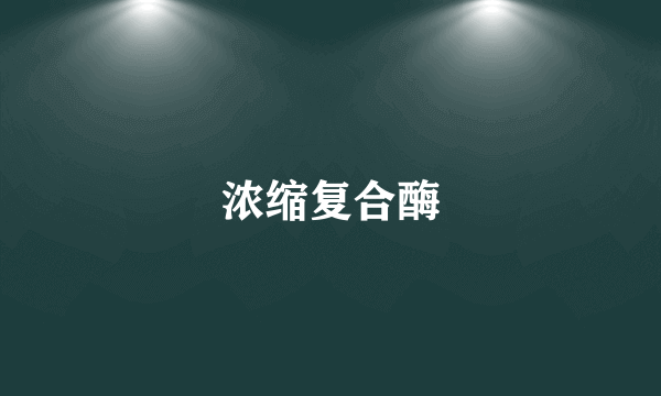 浓缩复合酶