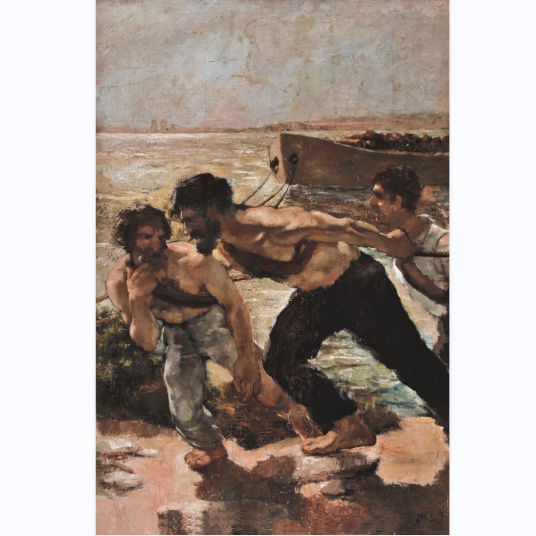 纤夫（吴作人绘画作品）