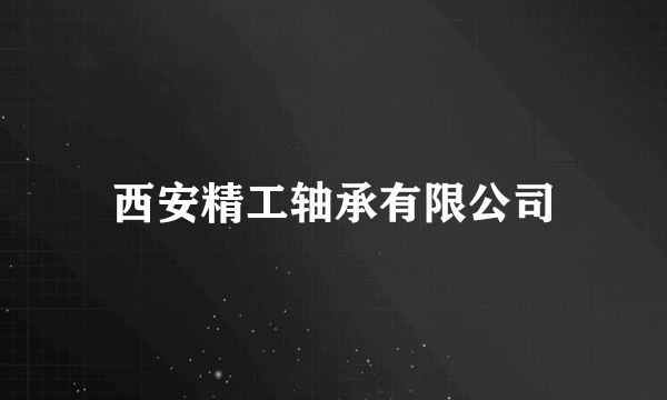 西安精工轴承有限公司