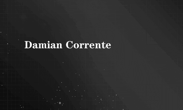 Damian Corrente