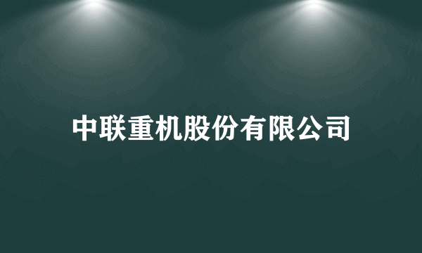 中联重机股份有限公司