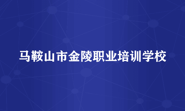 马鞍山市金陵职业培训学校