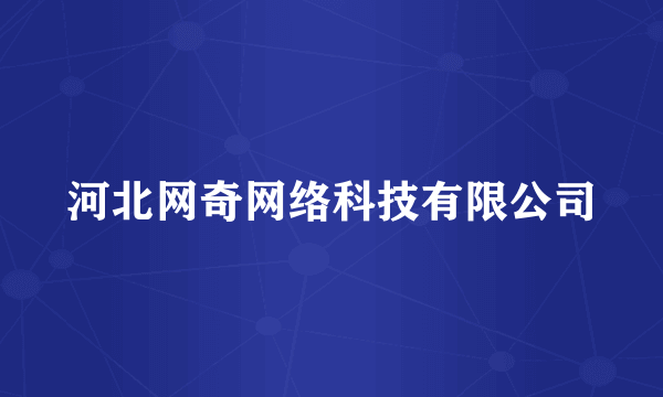 河北网奇网络科技有限公司