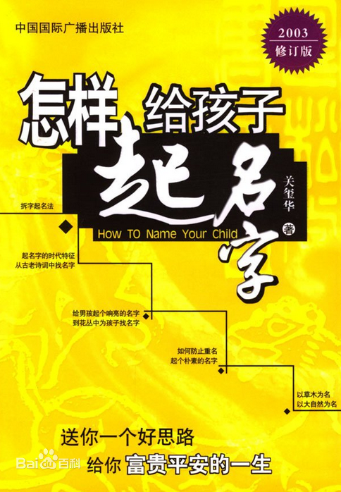 给孩子起名字