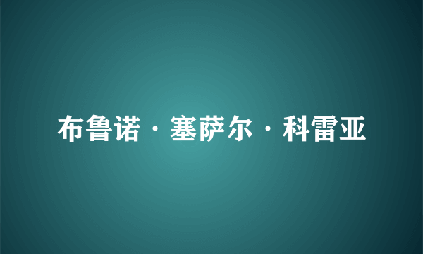 布鲁诺·塞萨尔·科雷亚