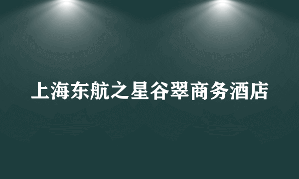 上海东航之星谷翠商务酒店