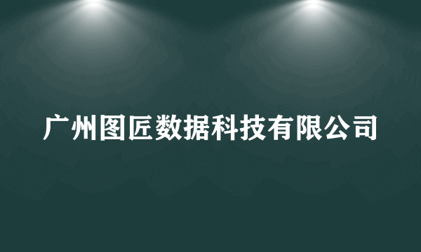 广州图匠数据科技有限公司