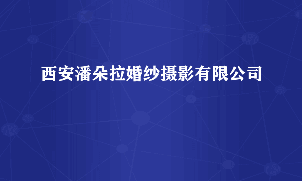 西安潘朵拉婚纱摄影有限公司