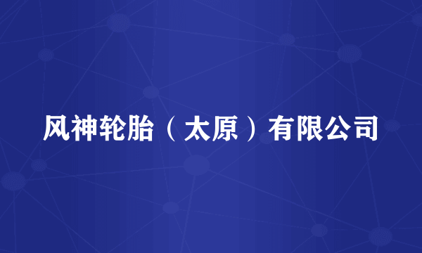 风神轮胎（太原）有限公司