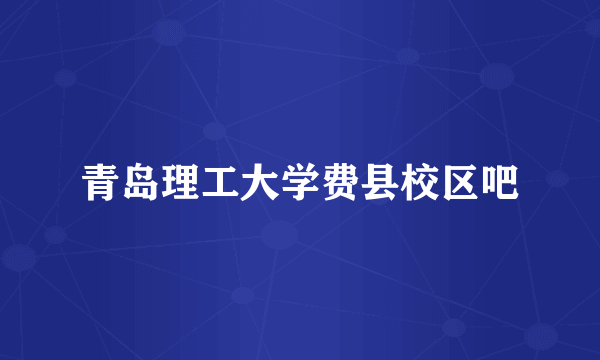 青岛理工大学费县校区吧