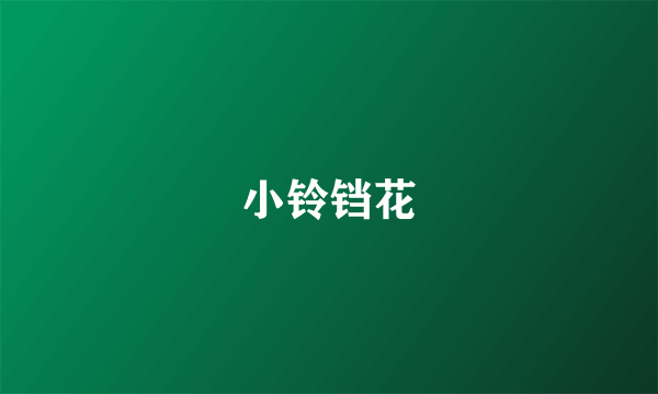 小铃铛花