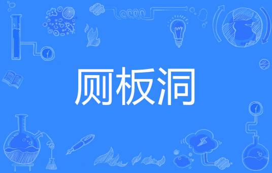 厕板洞