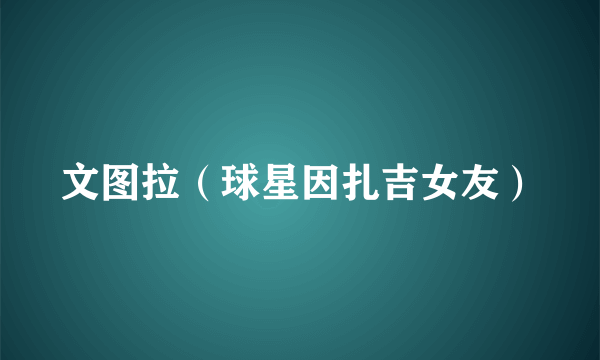文图拉（球星因扎吉女友）