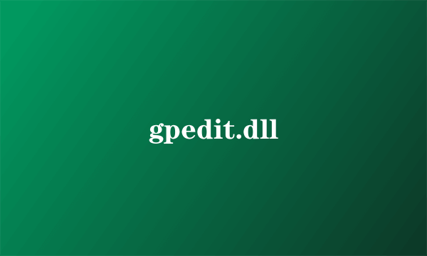 gpedit.dll