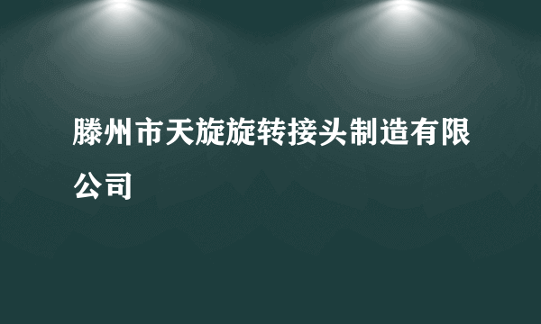 滕州市天旋旋转接头制造有限公司