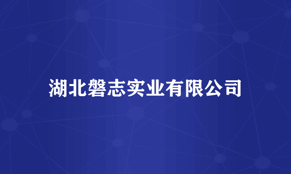 湖北磐志实业有限公司