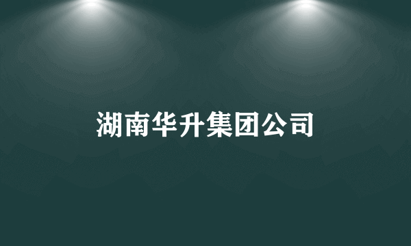 湖南华升集团公司