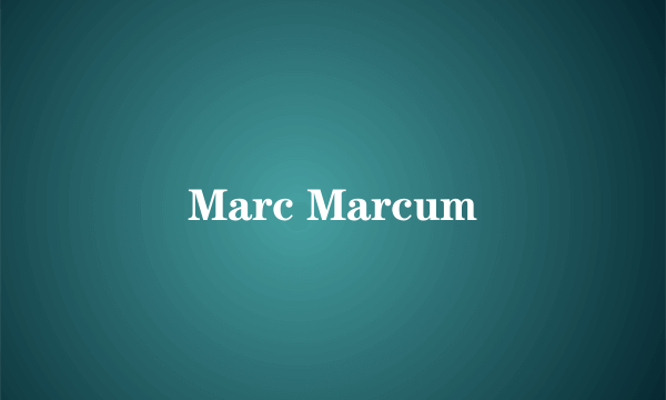 Marc Marcum