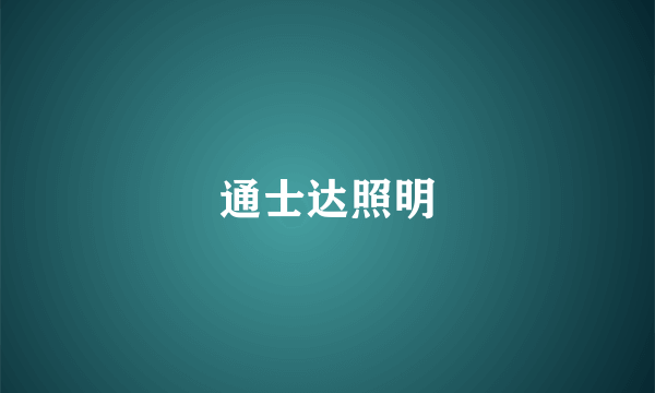 通士达照明