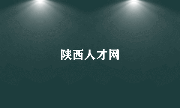 陕西人才网