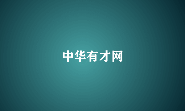 中华有才网