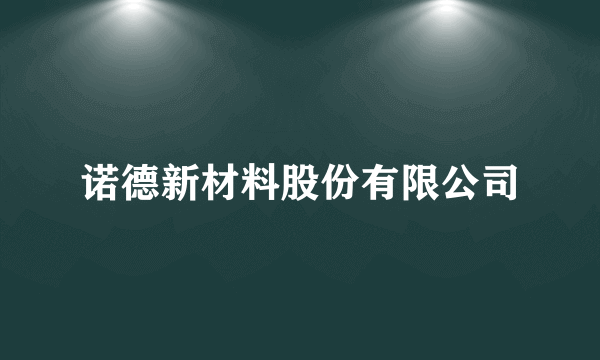 诺德新材料股份有限公司