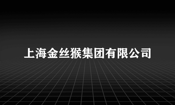 上海金丝猴集团有限公司