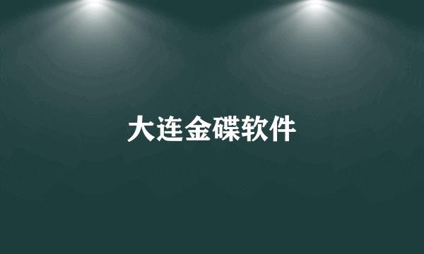 大连金碟软件