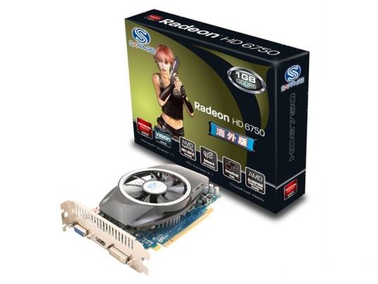 蓝宝石HD 6750 1GB GDDR5