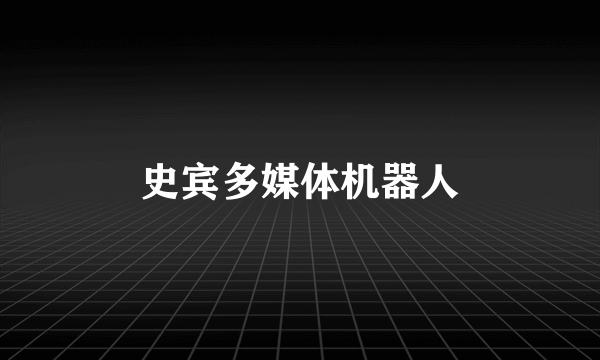 史宾多媒体机器人