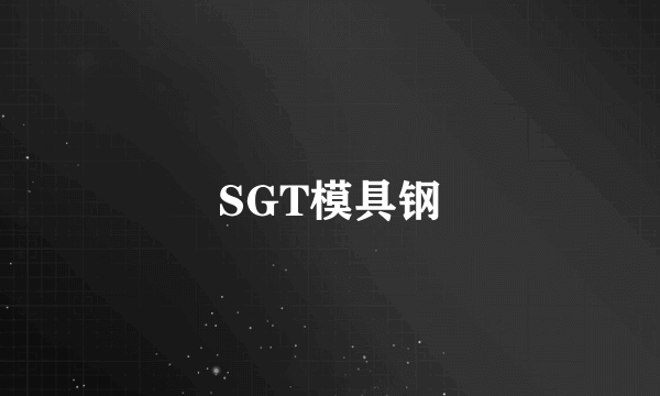 SGT模具钢
