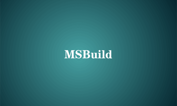 MSBuild