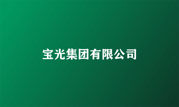 宝光集团有限公司
