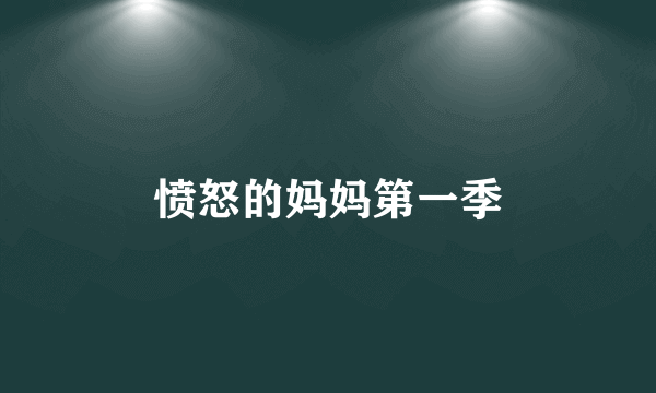 愤怒的妈妈第一季