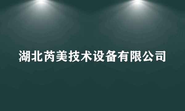 湖北芮美技术设备有限公司
