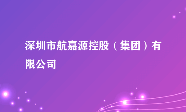 深圳市航嘉源控股（集团）有限公司