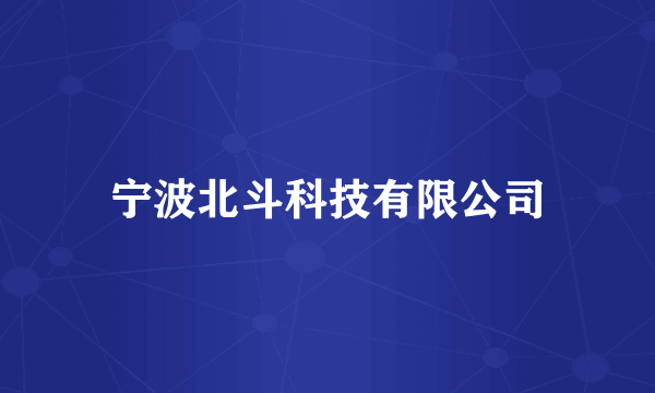 宁波北斗科技有限公司