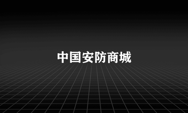 中国安防商城
