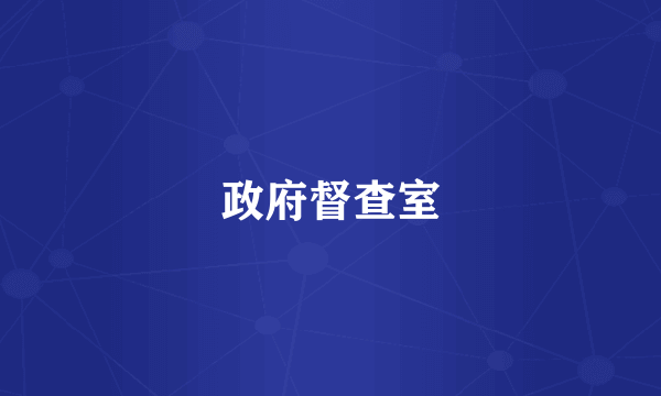 政府督查室