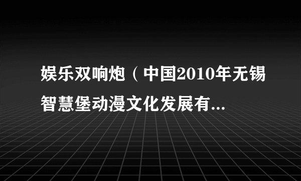 娱乐双响炮（中国2010年无锡智慧堡动漫文化发展有限公司创作的动画片）