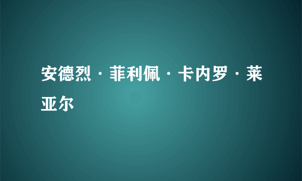 安德烈·菲利佩·卡内罗·莱亚尔