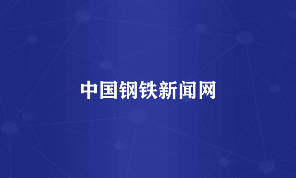 中国钢铁新闻网