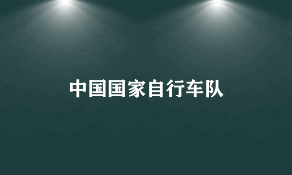 中国国家自行车队