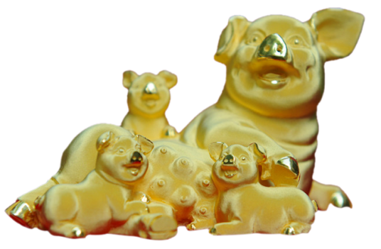 金猪（遂昌金矿国家矿山公园黄金博物馆藏品）